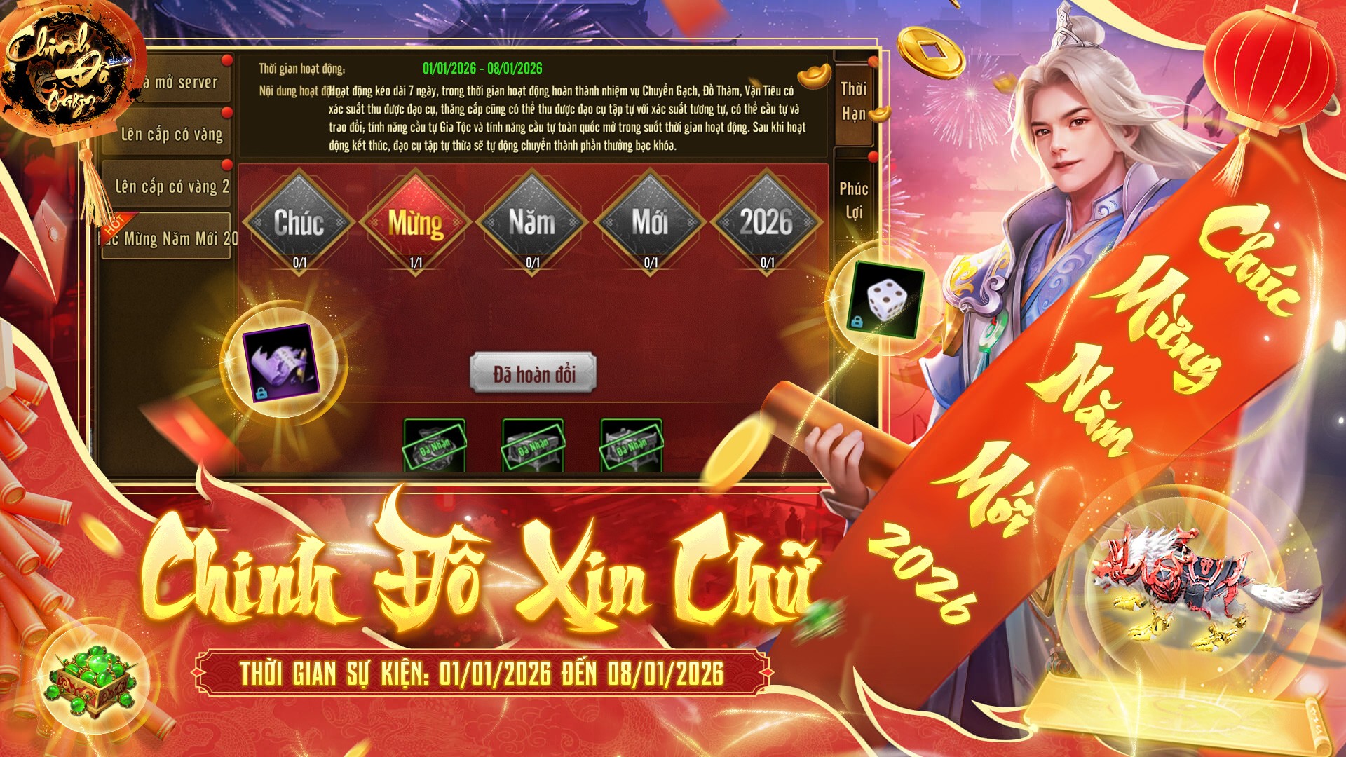 🧧 Chinh Đồ Xin Chữ 🧧